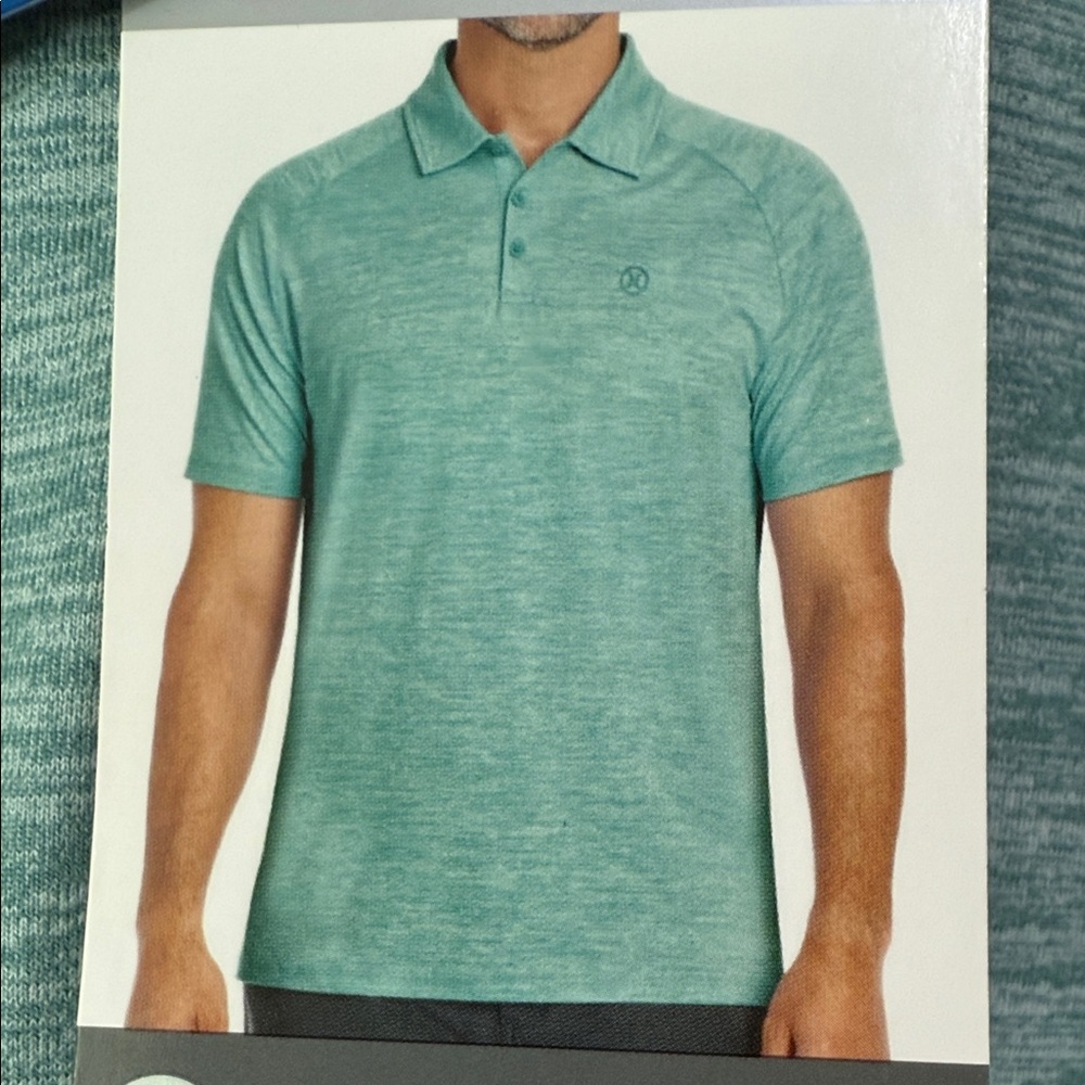 Men's Heathered Seafoam Polo Shirt Hurley Men's Performance Polo Size Large